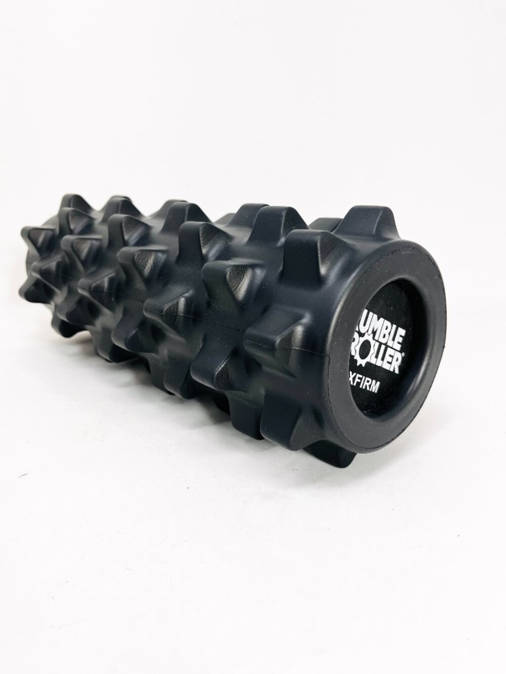 RumbleRoller XFIRM 12" x 5" Textured Foam Black XTRA FIRM Rumble Roller